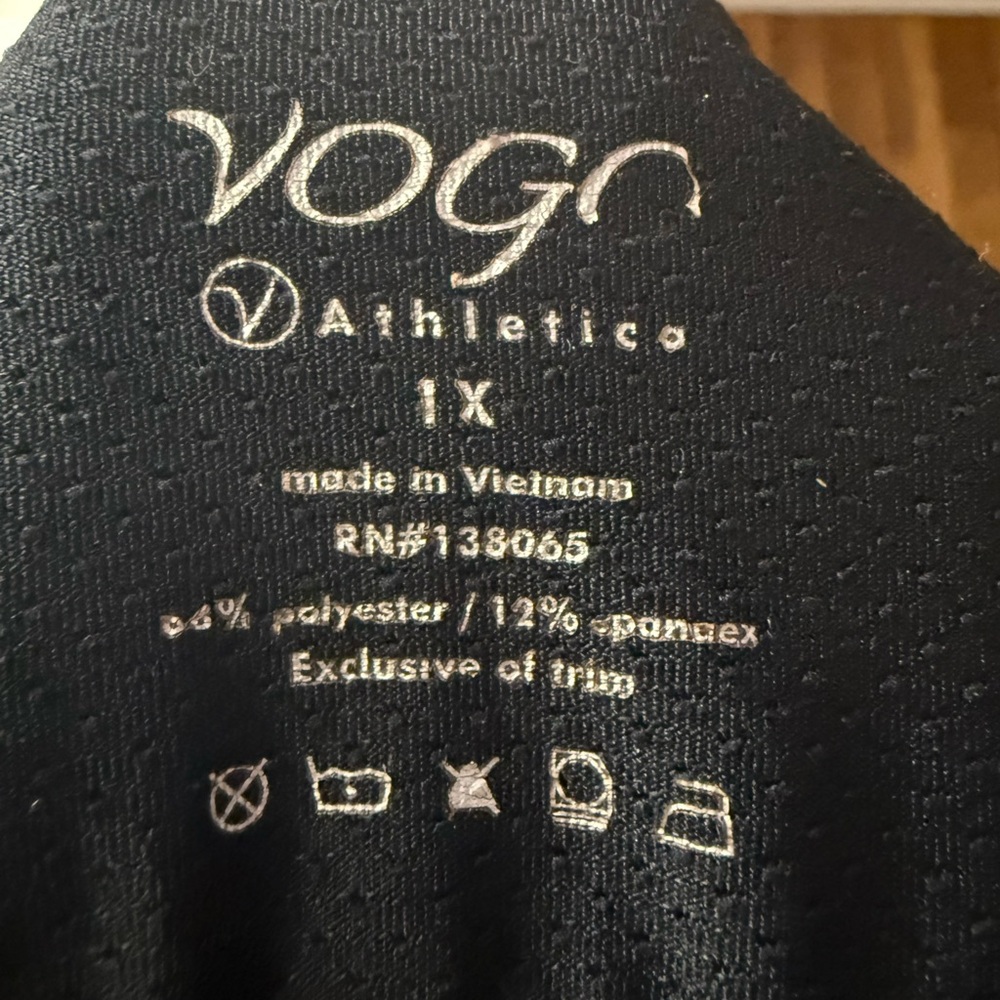 VOGO Athletica Blue Leaf Print Sports Bra - Picture 4 of 6